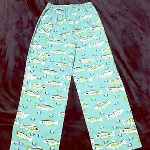 •(Two) pair of LL Bean boys 10-12 pajamas•!!